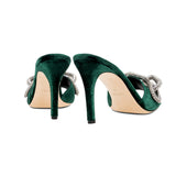 Catena Emerald & Glam High-Heel Sandal