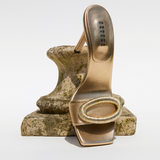 Naria Gold High-Heel Sandal