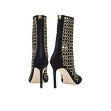 Elora Black High-Heel Ankle Boot