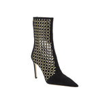 Elora Black High-Heel Ankle Boot