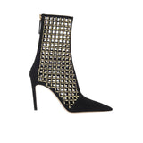 Elora Black High-Heel Ankle Boot
