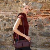 Hedera Burgundy Small Bassotto Bag