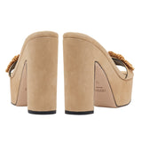 Narcissa Sand Platform Sandal