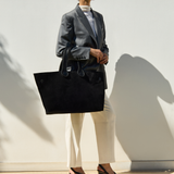 Kibele Black Wedge Asymmetrical Sandal