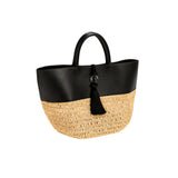 Melita Black Large Tote Bag