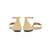 Narcissa Natural Flat Ankle Sandal