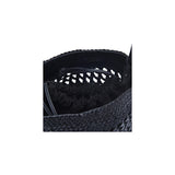 Almeria Black Large Bucket Bag