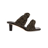 Rhea Black 2 Knot Sandal