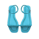 Rovena Aqua Flat Removable Ankle Sandal