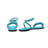 Rovena Aqua Flat Removable Ankle Sandal