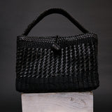 Almeria Black Large Tote Bag