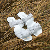 Rhea Silver 2 Knots Sandal