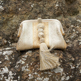 Alessa Gold Pouch Bag