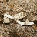 Bellina Ivory Two Strap Sandal