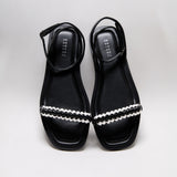 Kibele Black Ankle Cross Sandal
