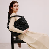 Almeria Black Large Tote Bag