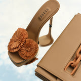Narcissa Latte High-Heel Sandal