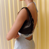 Catena Mini Black Hobo Bag