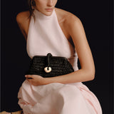 Delphine Black Pouch Bag