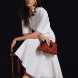 Delphine Terracota Pouch Bag