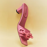 Catena Bubble Pink Mid-Heel Sandal