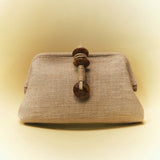 Petra Almond Pouch Bag