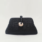 Delphine Black Pouch Bag