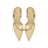 Sienna Gold High-Heel Slingback Pump