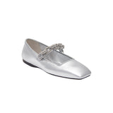 Catena Notte Silver & Glam Flat Ballerina