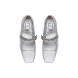 Catena Notte Silver & Glam Flat Ballerina