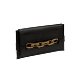 Catena Black Envelope Clutch