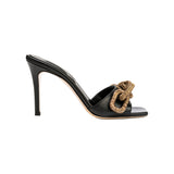 Catena Black High-Heel Sandal