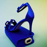 Catena Sapphire High-Heel Ankle Sandal