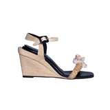 Taurea Natural Wedge Ankle Sandal