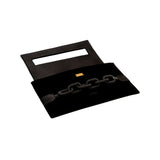 Catena Black Envelope Clutch