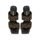 Rhea Black 2 Knot Sandal