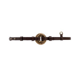Boho Chic Dark Brown Thin Belt
