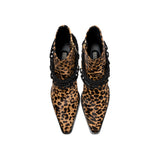 Catena Notte Leopard Cowboy Boot
