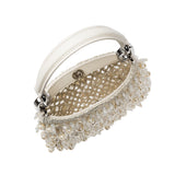 Crystal Ivory Top-Handle Bag