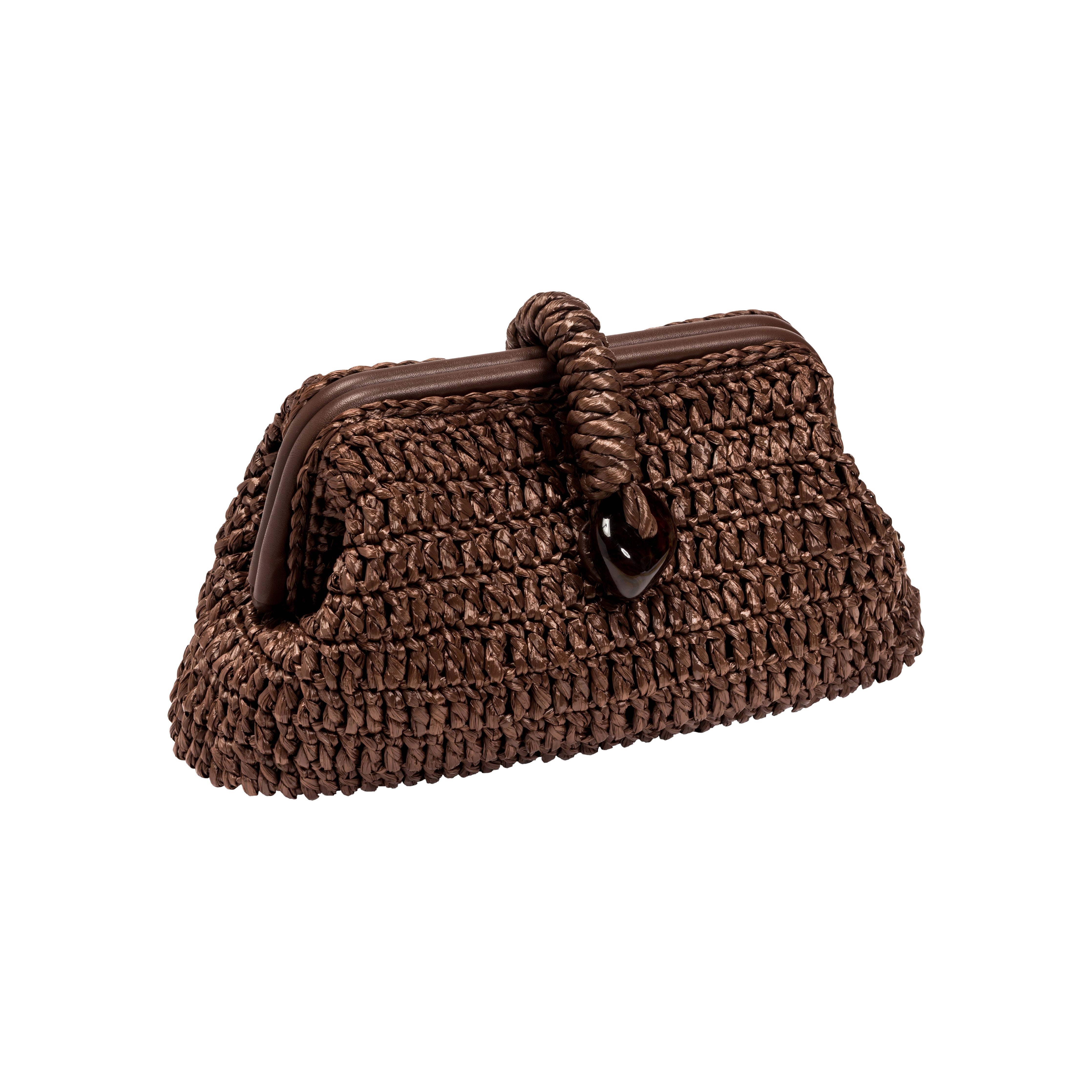 Umber Delphine Pouch Bag