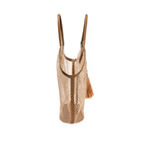 Boho Chic Natural & Canyon Mesh Tote Bag