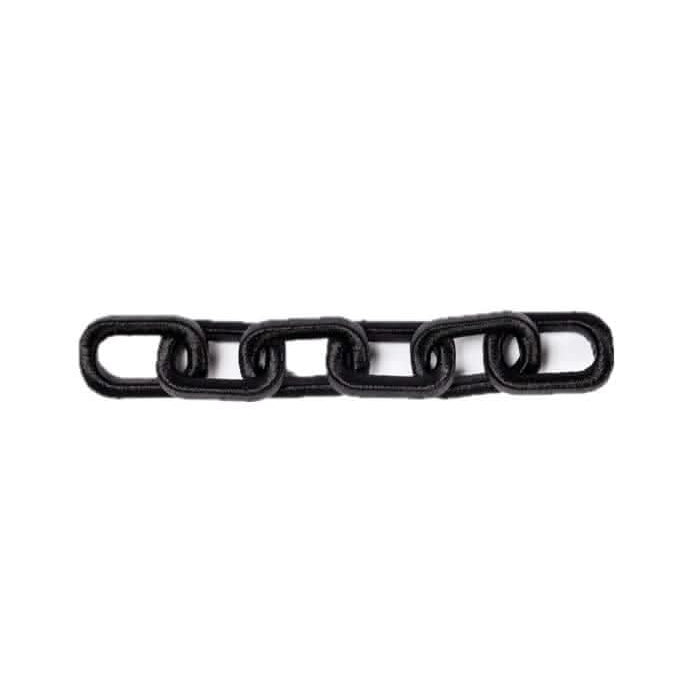 Catena Black Chain: sleek, modern design, perfect for accessories and fashion items.