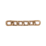 Catena Blush Chain featuring an elegant design with interlinked gold-toned loops, perfect for adding sophistication.