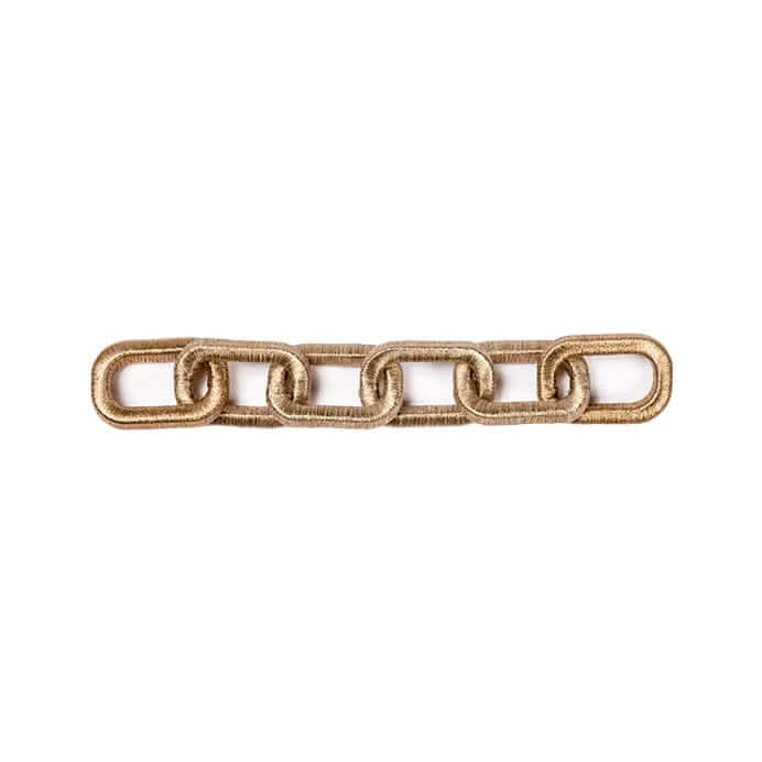 Catena Blush Chain featuring an elegant design with interlinked gold-toned loops, perfect for adding sophistication.