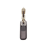 Elegant Catena Electrum Two-Sided Bag in luxurious silk satin with chain-link handle, showcasing its unique design.