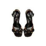 Catena leopard platform ankle sandals featuring stylish design and comfortable fit, perfect for stylish occasions.