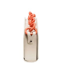 Catena Off-White & Peach Two Sided Bag featuring a stylish braided strap and sleek design.