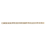 Elegant Catena Rectangular Necklace showcasing a stylish gold chain design with rectangular links.