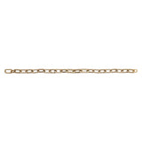 Elegant Catena Rectangular Necklace showcasing a stylish gold chain design with rectangular links.