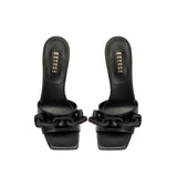 Catena Black High-Heel Sandal